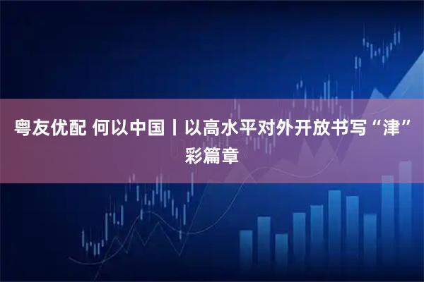 粤友优配 何以中国丨以高水平对外开放书写“津”彩篇章